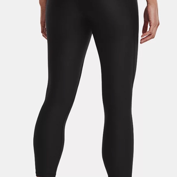 Under Armour HeatGear Hi-Rise Ankle Legging Black Sz S - Picture 3 of 9